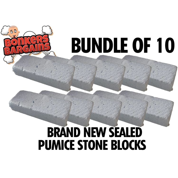 Pumice Stone Blocks Bundle of 10